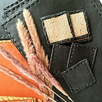 Vegan Leather and Jute Place Mats Vegan Leather and Jute Place Mats